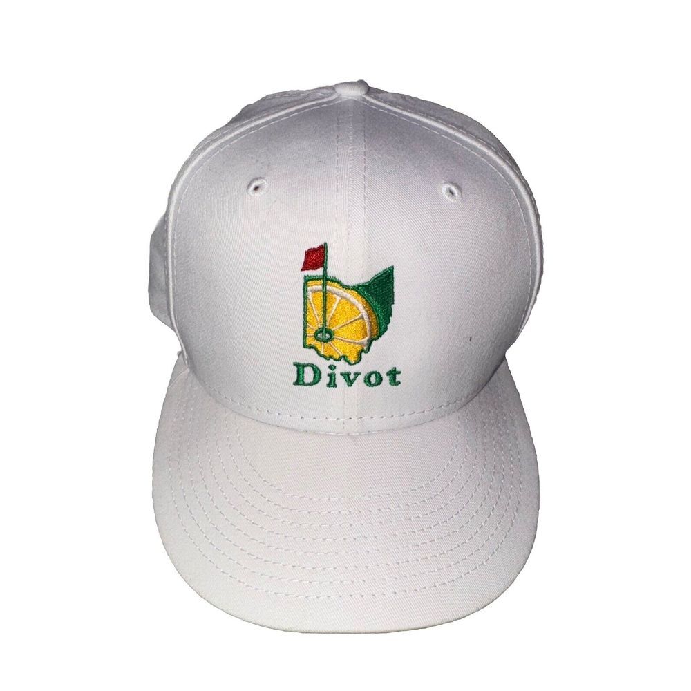 Divot Sonder Brewing Company White‎ SnapBack Golf Ballcap Mason OH New Era NWOT